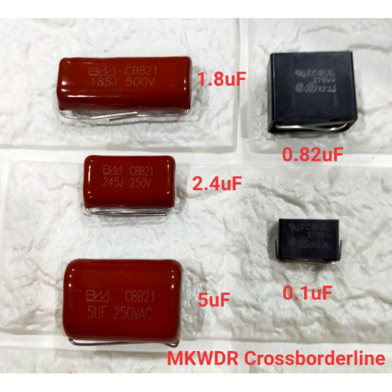 Kapasitor Kipas Panasonic KDK 0.1uF 0.82uF 1.8uF 2.4uF 5.0uF(Capasitor