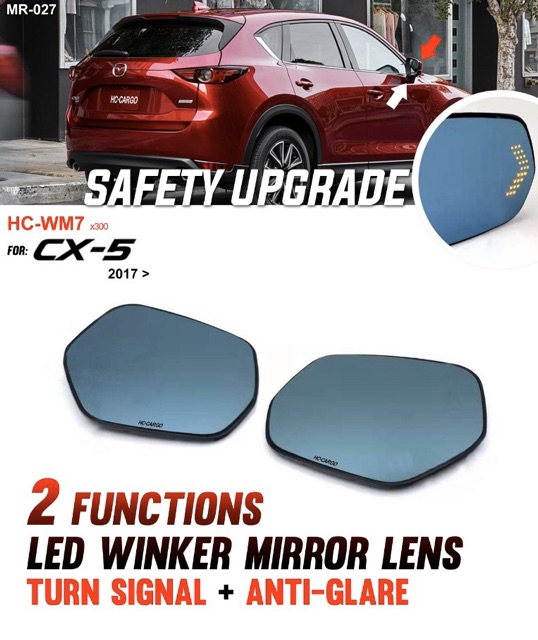 Proton x70 Mazda CX-5 cx5 gvc side mirror blue lens winker led lamp ...