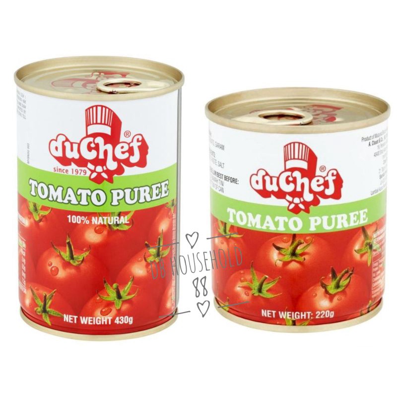 Duchef Tomato Pureepuri Tomato 220g430g Shopee Malaysia