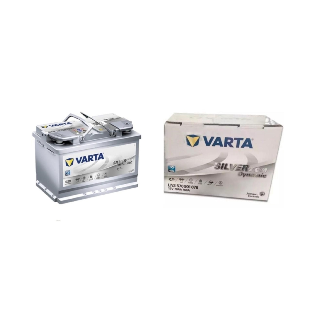Varta DIN70 LN3 Silver AGM Dynamic Car Battery For Mini cooper / countryman  / Audi Q3 / Volvo S40 / Mercedes W205