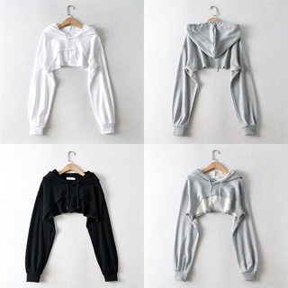 Crop hoodie shopee hotsell