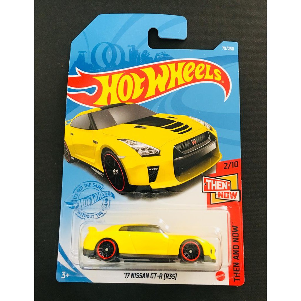 Hot Wheels 17 NISSAN GT R R35 YELLOW Shopee Malaysia