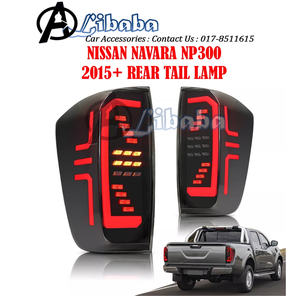 NISSAN Navara NP300 Full LED 3D Rear Tail Lamp Light Navara 2015/2022 ...