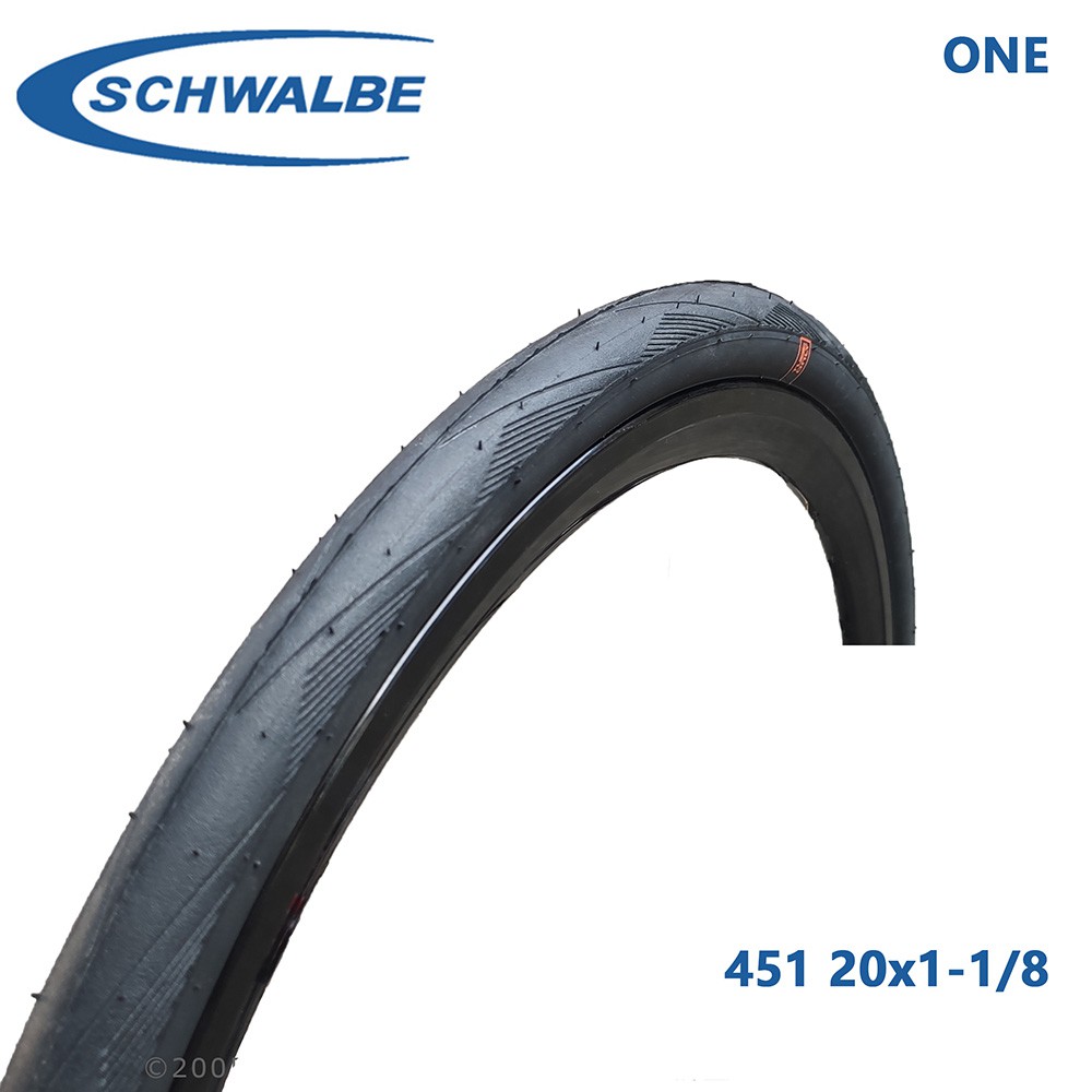 TIRE SCHWALBE ONE 451 FOLDING BIKE TIRE 20x1 1 8 451 WIRED Shopee Malaysia