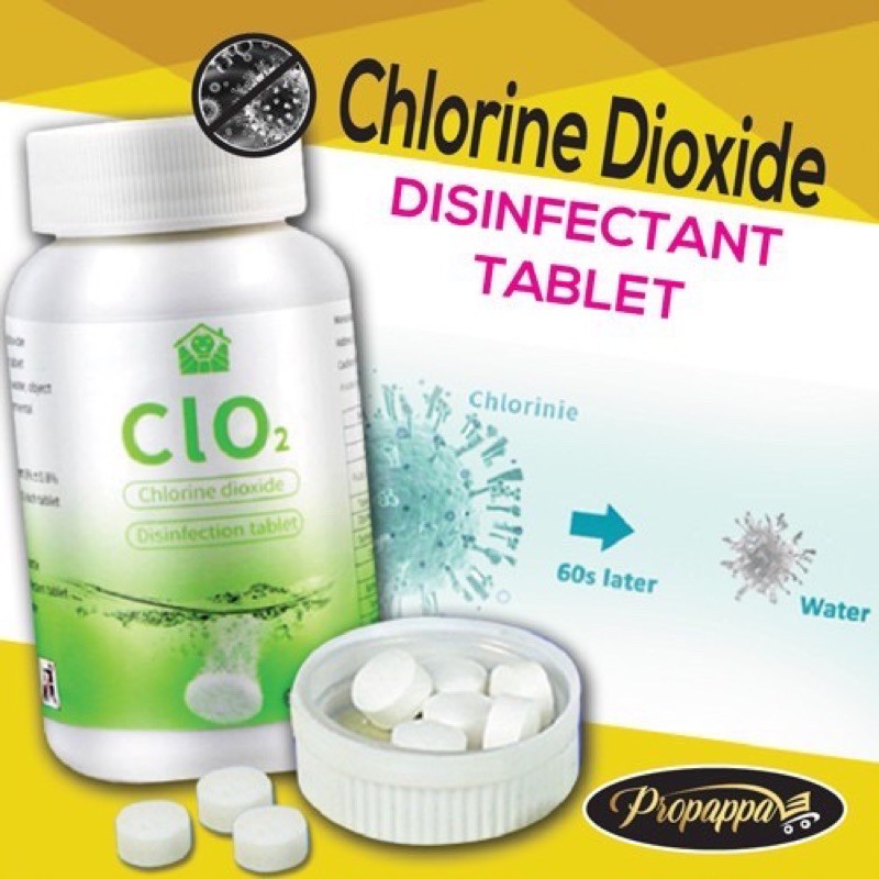 [ORIGINAL] Chlorine Dioxide Disinfectant Tablet, CIO2/CLO2