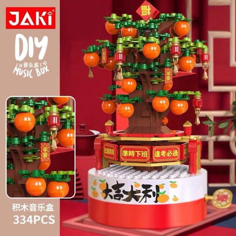 JK1388 JAKI DIY CNY PROSPERITY MANDARIN ORANGE TREE MUSIC BOX Shopee