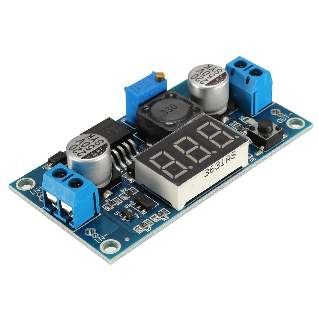 LM2596 Step Up/Down DC-DC Converter Power Module with Digital Display ...