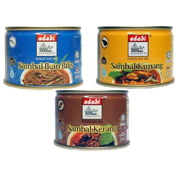 🌶 [READY STOCK] ADABI SAMBAL IKAN BILIS / SAMBAK KUPANG / SAMBAL KERANG