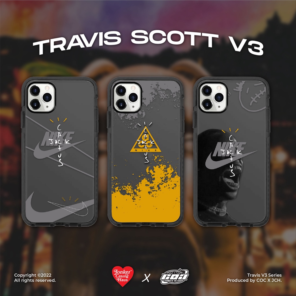 TRAVIS SCOTT COLLECTION II Bumper Case Casing IP 6 until 13 PRO MAX ...