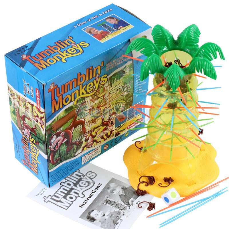 Jumping Tumbling Monkey Boardgames and Bingo Set Toys Fighting Party