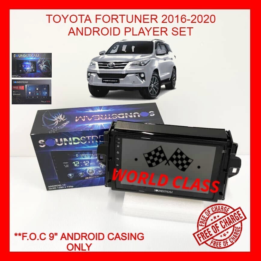 TOYOTA FORTUNER 2016-2021 SOUNDSTREAM 9
