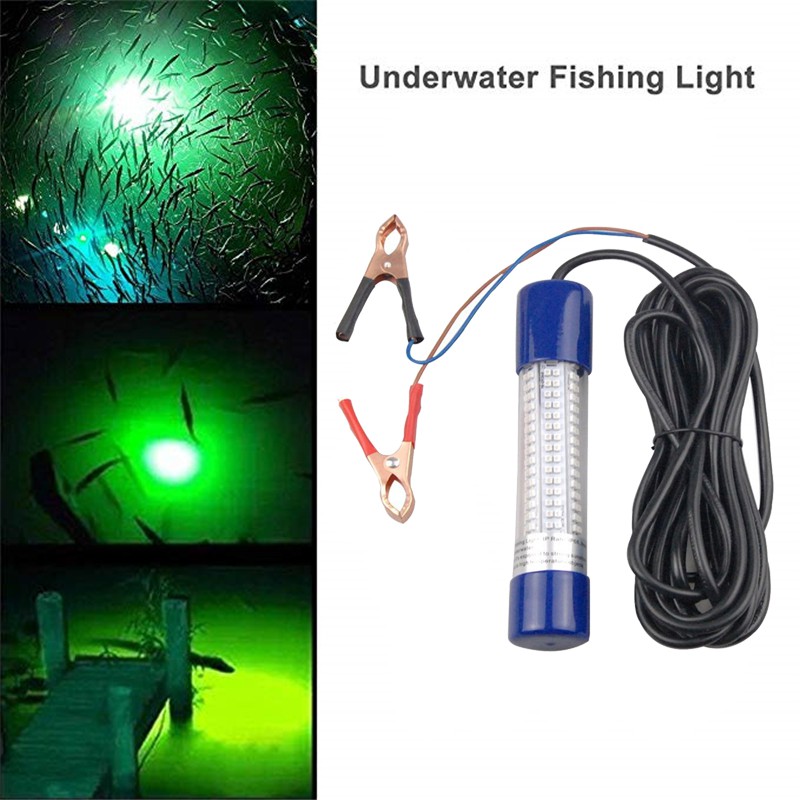 12V 180LED 1000Lumens Lure Bait 14W Night Fishing Finder Lamp