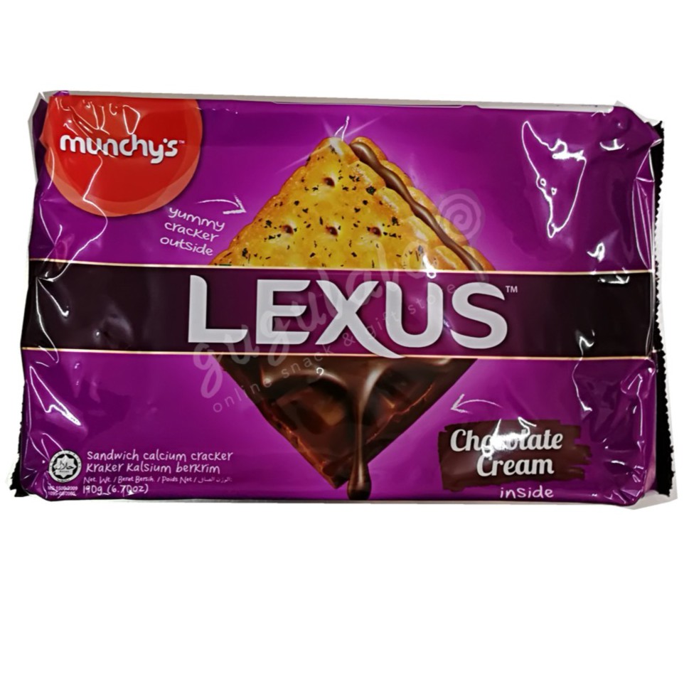 Munchys Lexus Sandwich Biscuit Chocolate 190g Shopee Malaysia