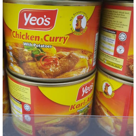 YEO'S Curry Chicken 405g Shopee Malaysia