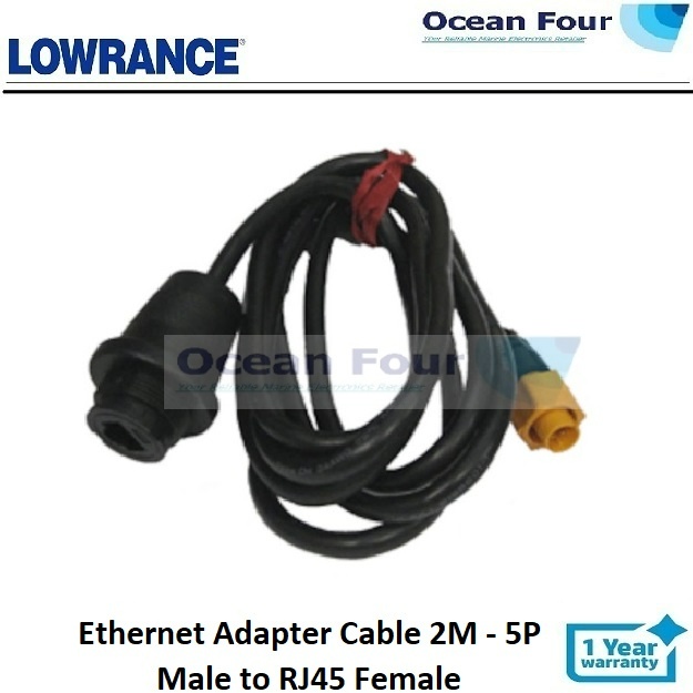 Adapter Cable 2M 5P Male to RJ45 Female (LOWRANCE, SIMRAD