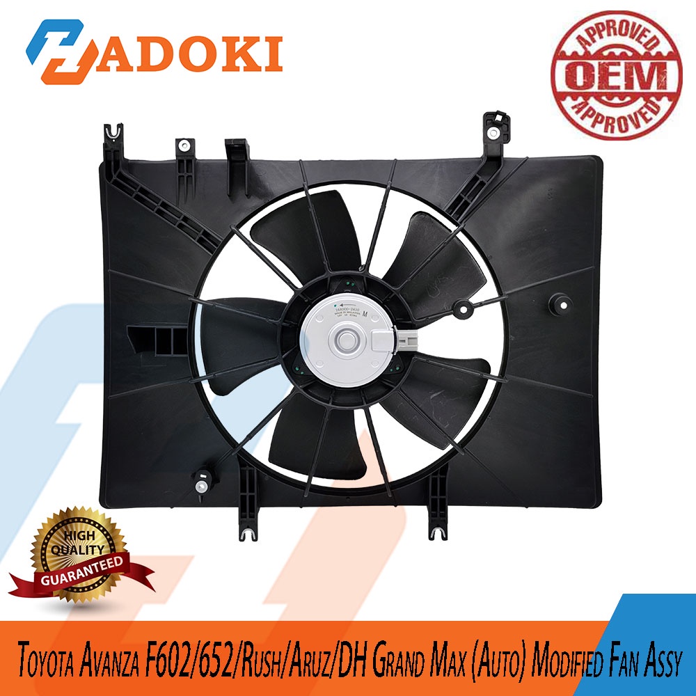 TOYOTA AVANZA F602/F652 2003-2012' 1.3/1.5 / ARUZ / DH GRAND MAX (AUTO ...