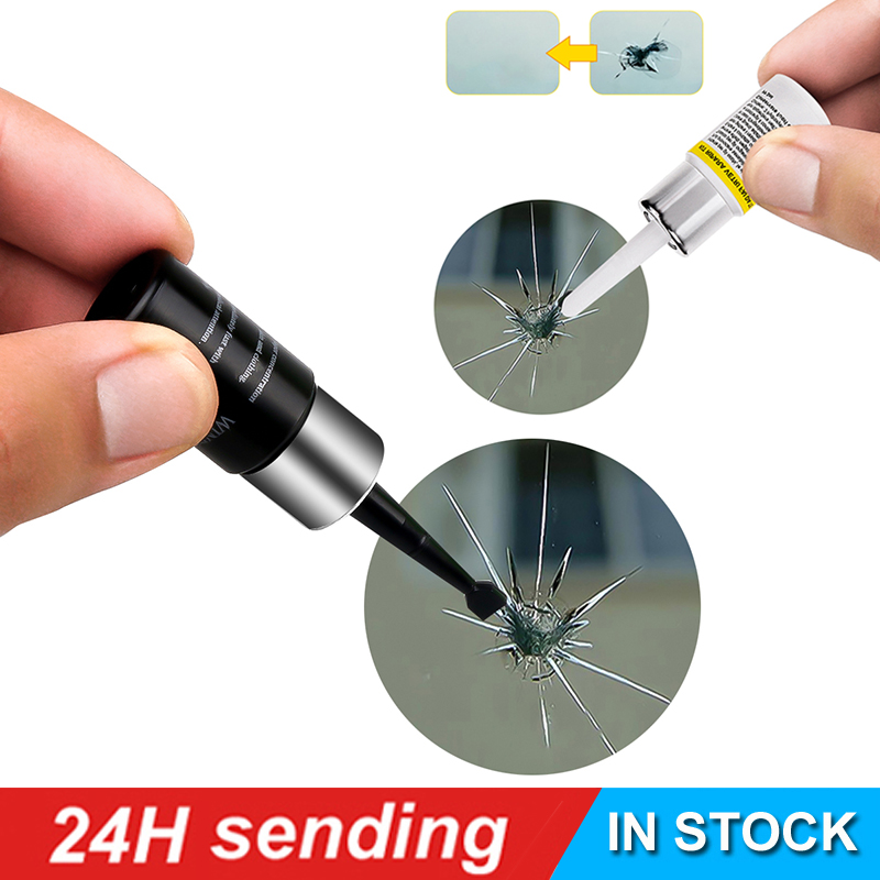 [Ready Stock] Kit Tampal Cermin Retak Panjang Windshield Repair Tool