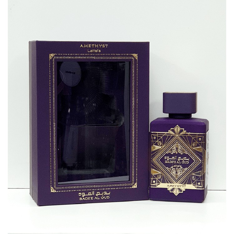 Lattafa Perfumes Bade'e Al Oud Amethyst Oud For Glory Amethyst Eau de