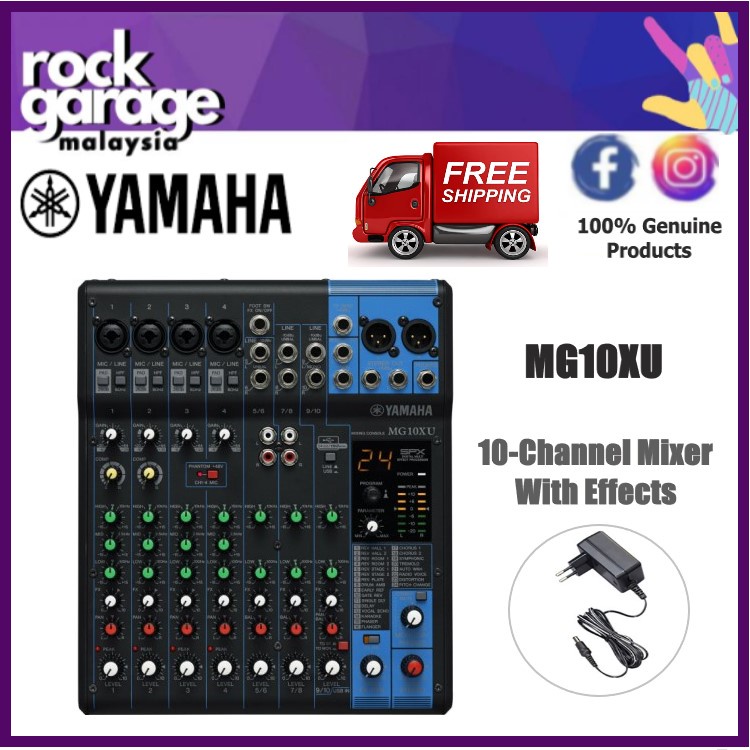Yamaha MG10XU 10Channel Mixer With Effects (MG 10XU) Shopee Malaysia