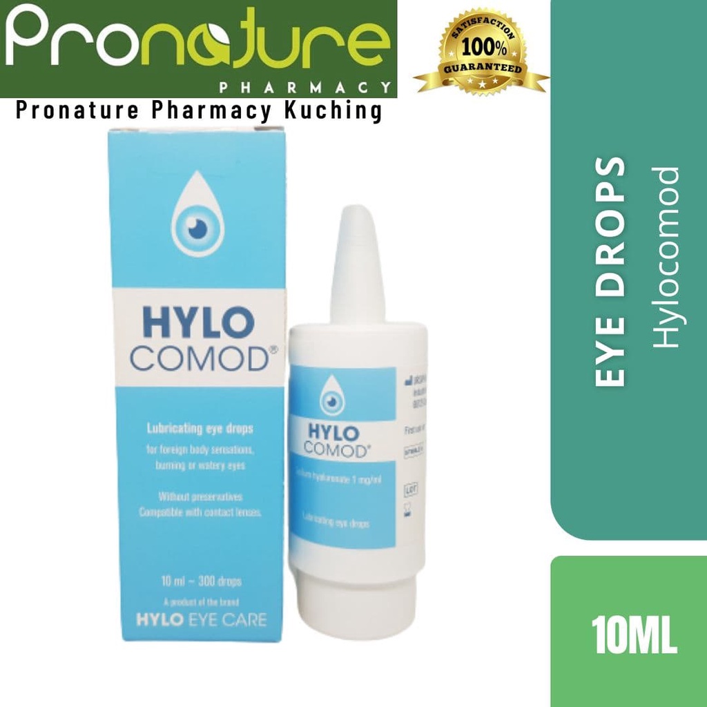 HYLO-COMOD LUBRICANT EYE DROPS 10ML | Shopee Malaysia