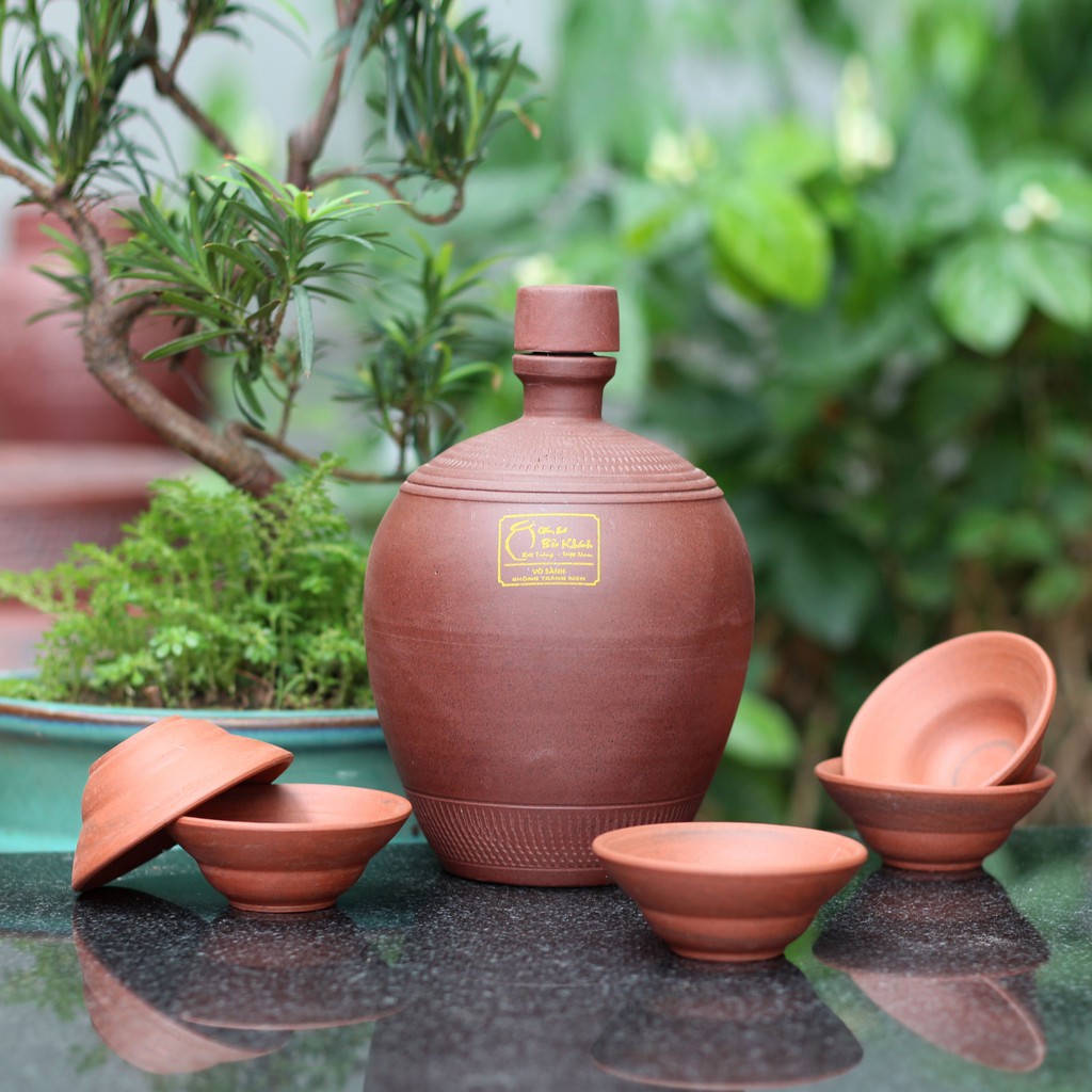 Wine LADDER 1 liter, 2 liters, Bat Trang Ceramic Jug and Pestle ...