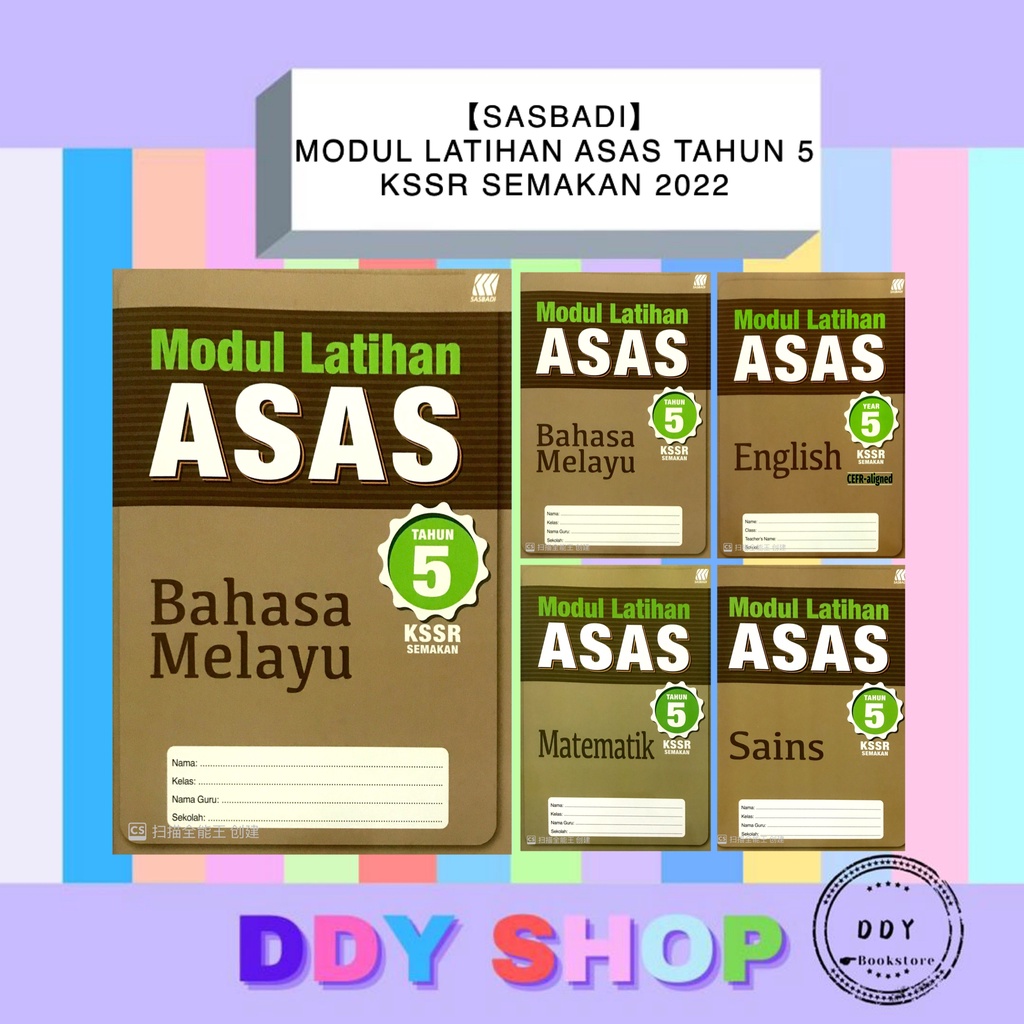 【SASBADI】Modul Latihan ASAS Tahun 5 KSSR Semakan 2022 — Year 5 Workbook ...