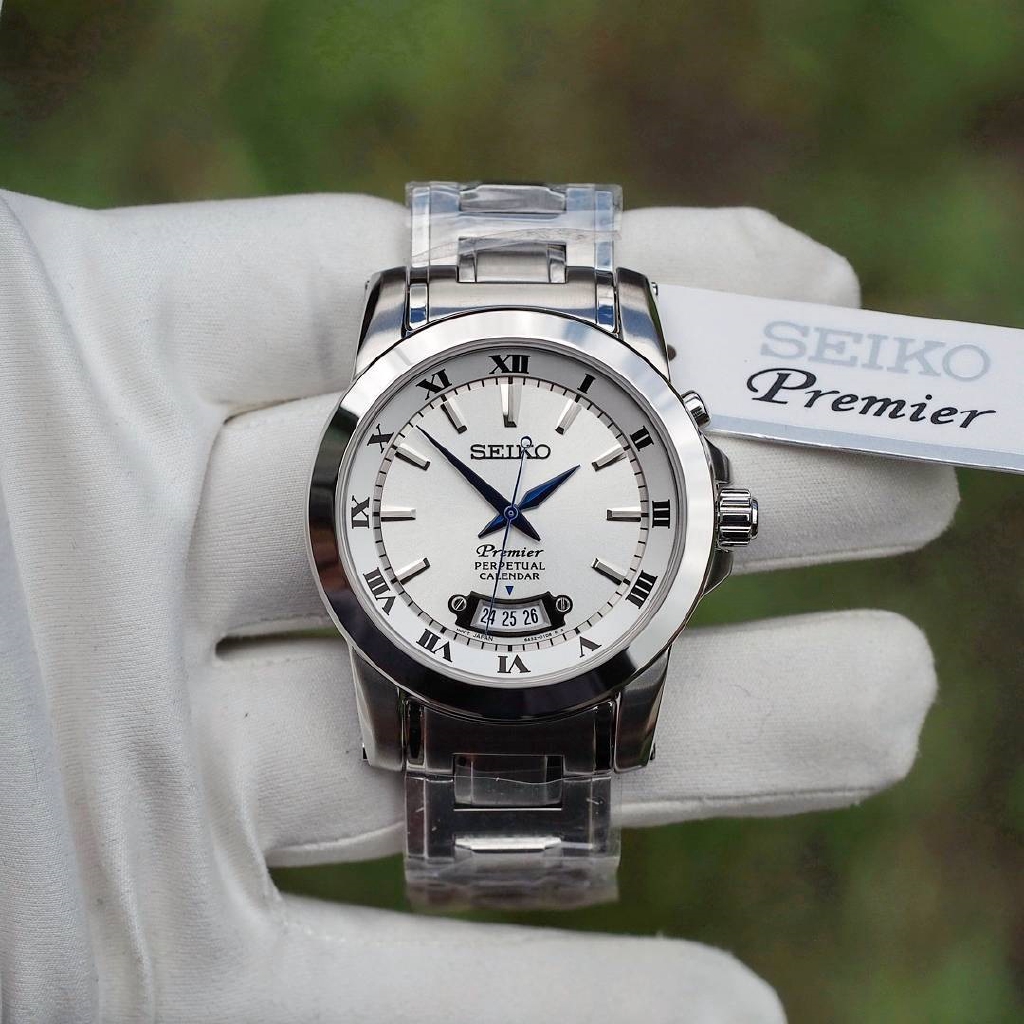 Seiko Premier SNQ145P1 Quartz Perpetual Calendar Sapphire Glass Gents Watch Shopee Malaysia