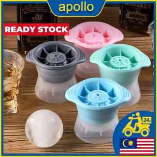 Silicone Whiskey Round Ice Ball ice maker Quick freezer ice box ice cube  mold Stackable Jelly Mold ice cube tray