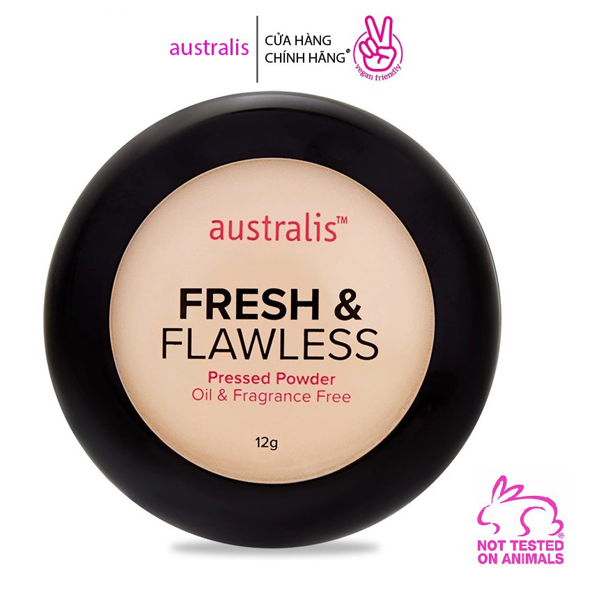 Australis- Fresh & Flawless Pressed Powder Powder Powder for Oily Skin ...