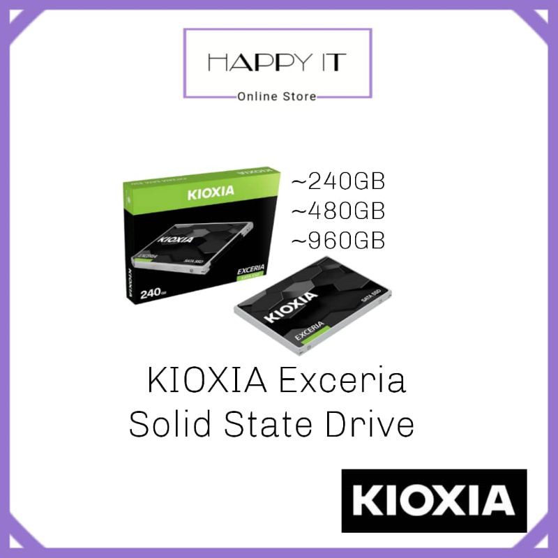 KIOXIA EXCERIA SATA SSD 2.5-inch (240GB/480GB/960GB) | Shopee Malaysia