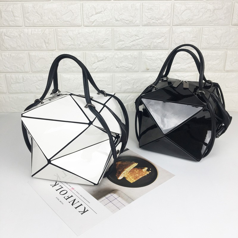 Geometric cheap folding bag