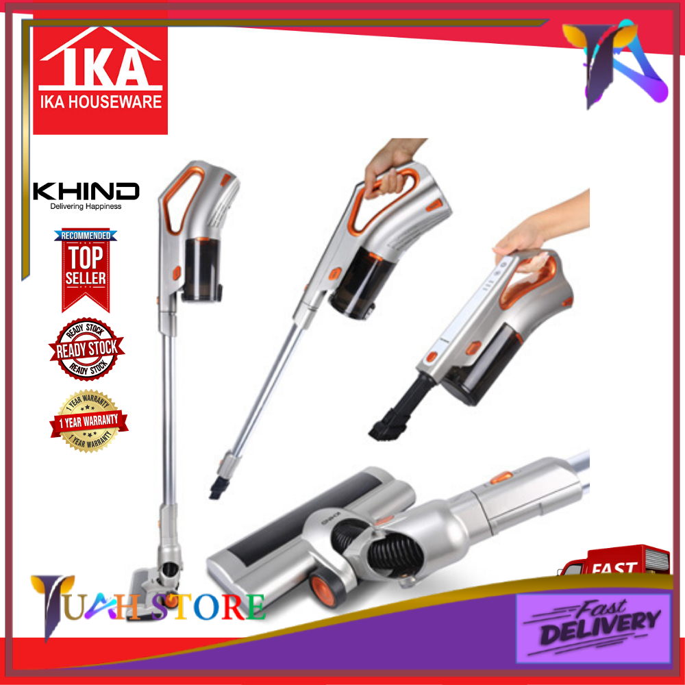 [Ready Stock] Khind VC9675 Rechargeable Cordless Vacuum Cleaner (2in1