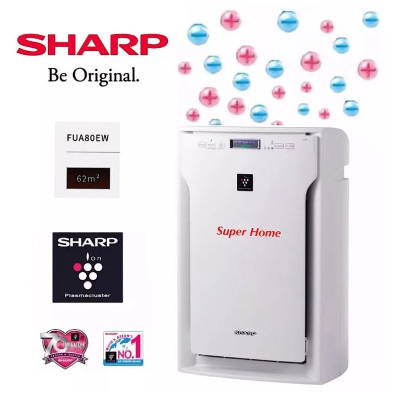 Sharp air purifier fua80ew discount