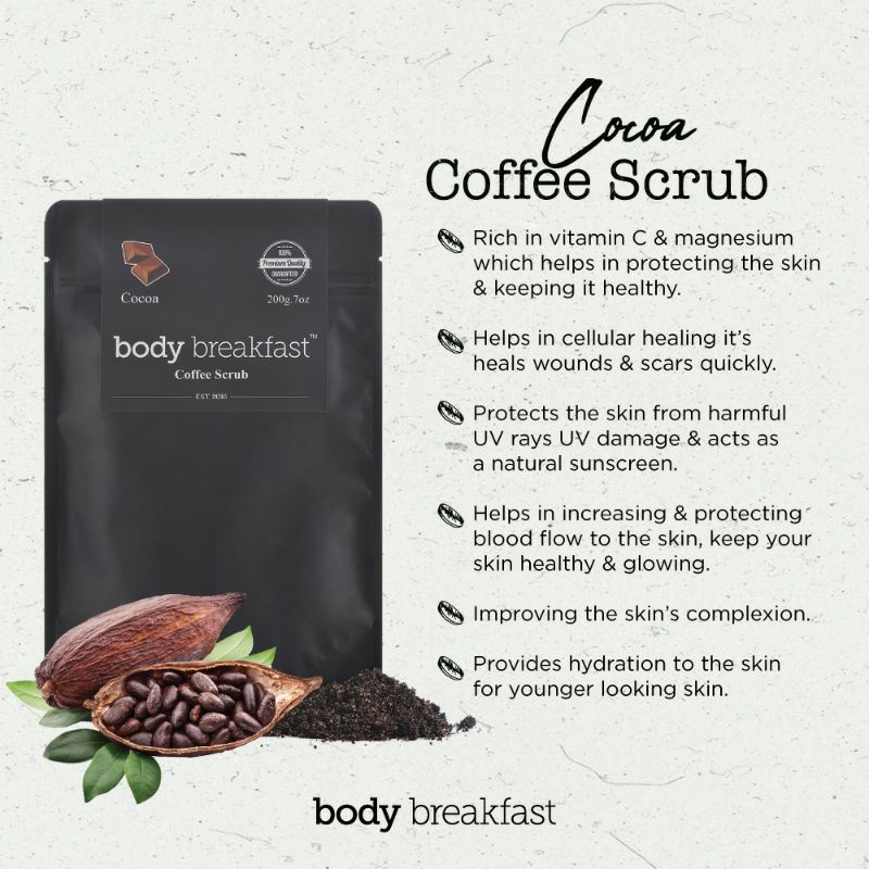Body Breakfast Cocoa Coffee Scrub Shopee Malaysia