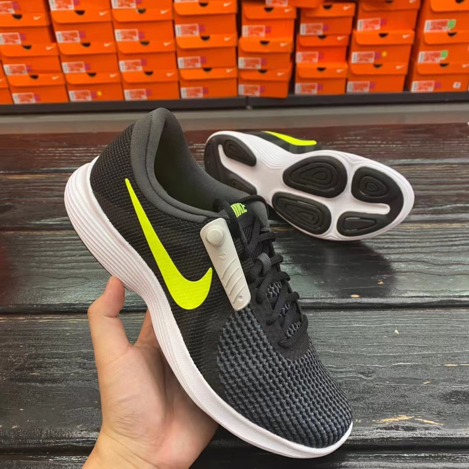 100 Original Nike Revolution 4 Black 908988 007 Shopee Malaysia