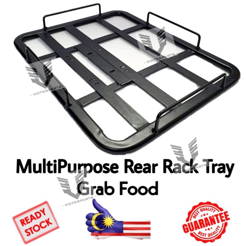 Grab Food Multi Purpose Rear Rack Tray Moto Universal CZR | Shopee Malaysia
