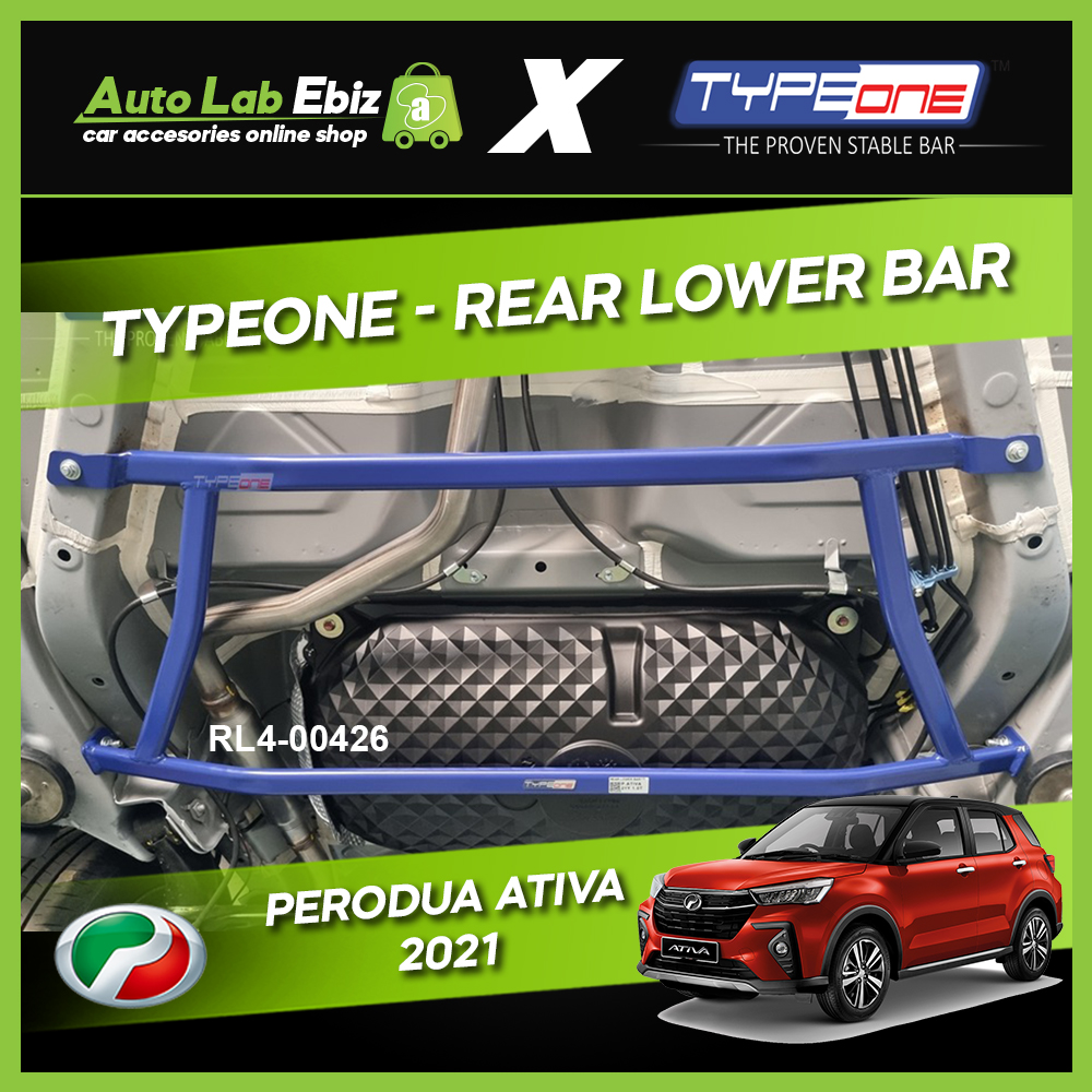 Perodua Ativa 2021 TypeOne Safety Rear Lower Bar (RL4-000426) | Shopee ...