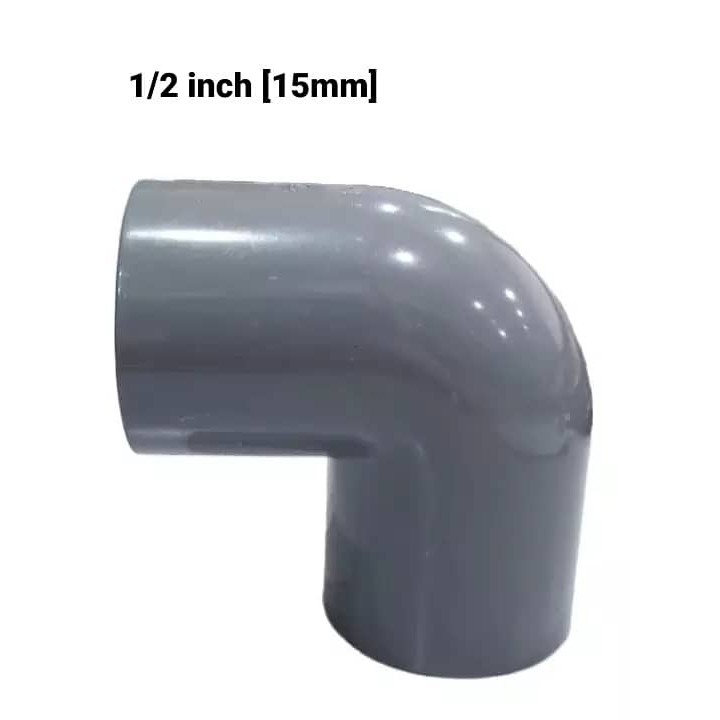 (5pcs) PVC ELBOW PN15 [1/2 INCH] [3/4 INCH] | Shopee Malaysia