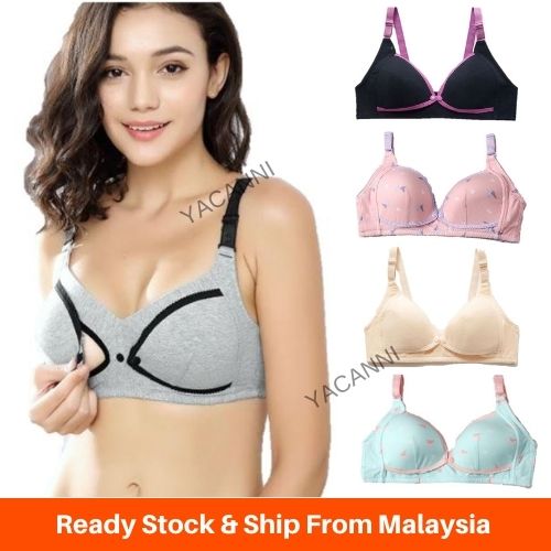 Ready Stok Fashion Breathable Comfort Women Nursing Bra Maternity