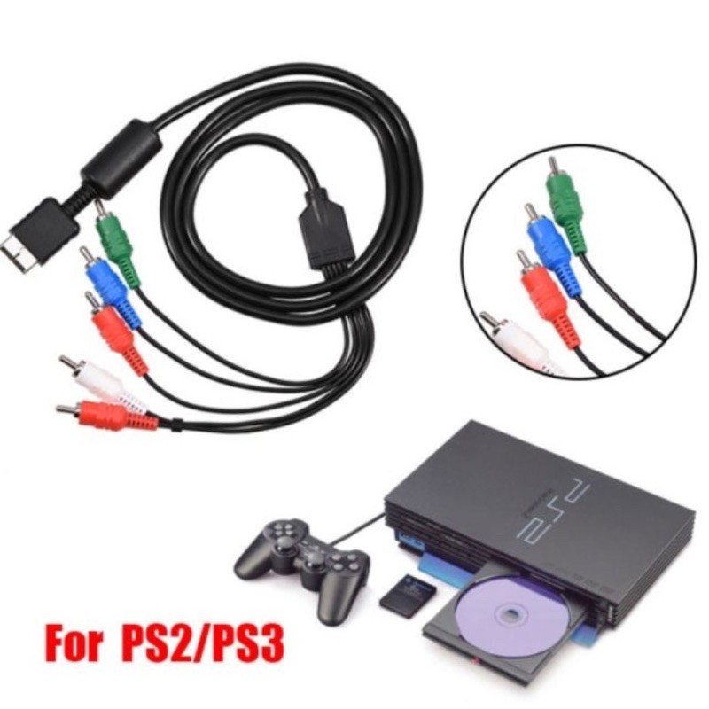 (Ready Stock)PS2 Component Cable, HDMI Picture PS2 AV CABLE Shopee