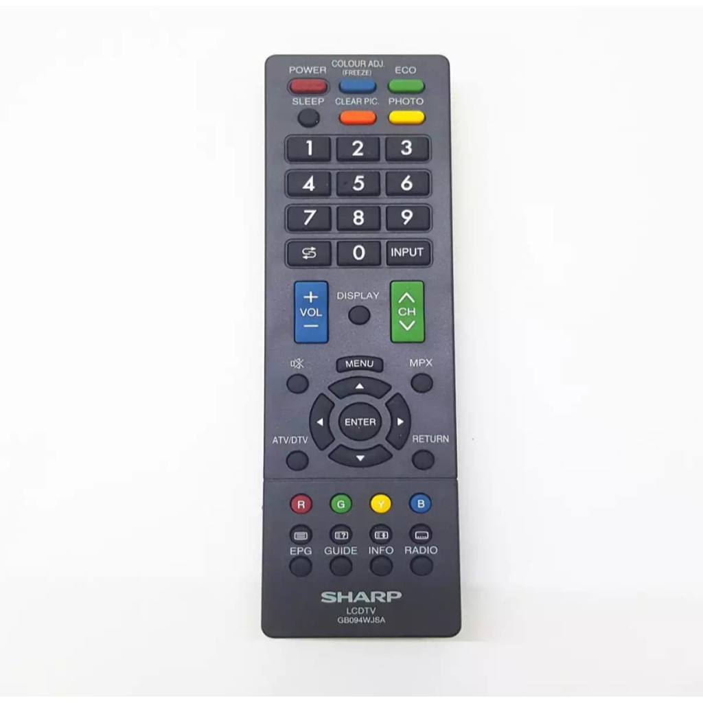 GB005WJSA Replacement Remote Control For Sharp LCD TVs – LC90LE745U, LC80LE844U, LC80LE632U