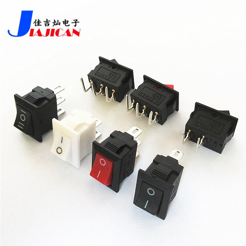 Kcd11 Rocker Switch 2/Three Gear Two/3 Pin Curved Pin 15 * 10mm Power ...