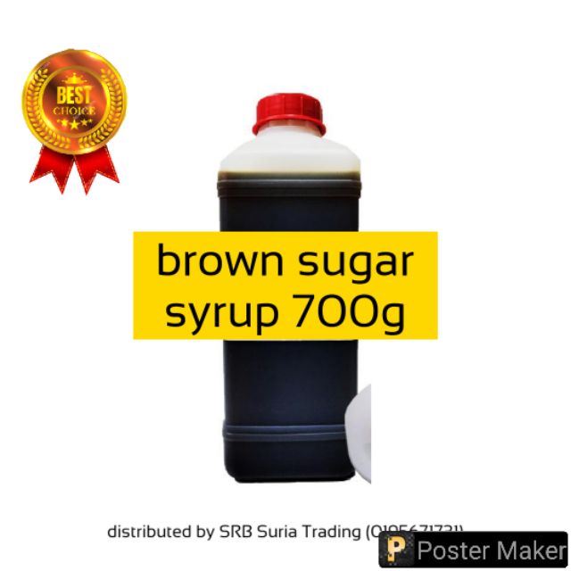 Brown Sugar Syrup 700g Shopee Malaysia