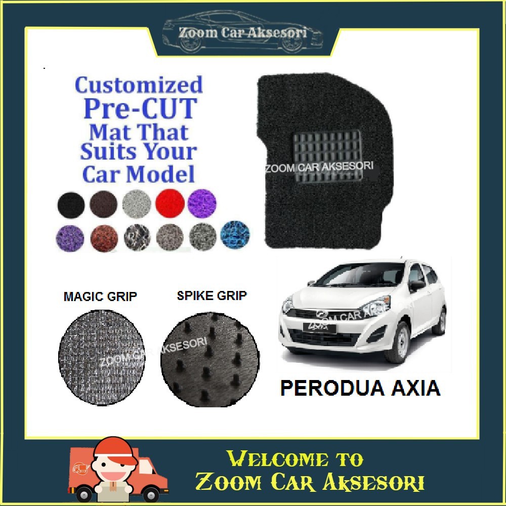 1PCS PRECUT DRIVER SIDE ONLY CUSTOMISED CAR COIL MAT CARPET KARPET