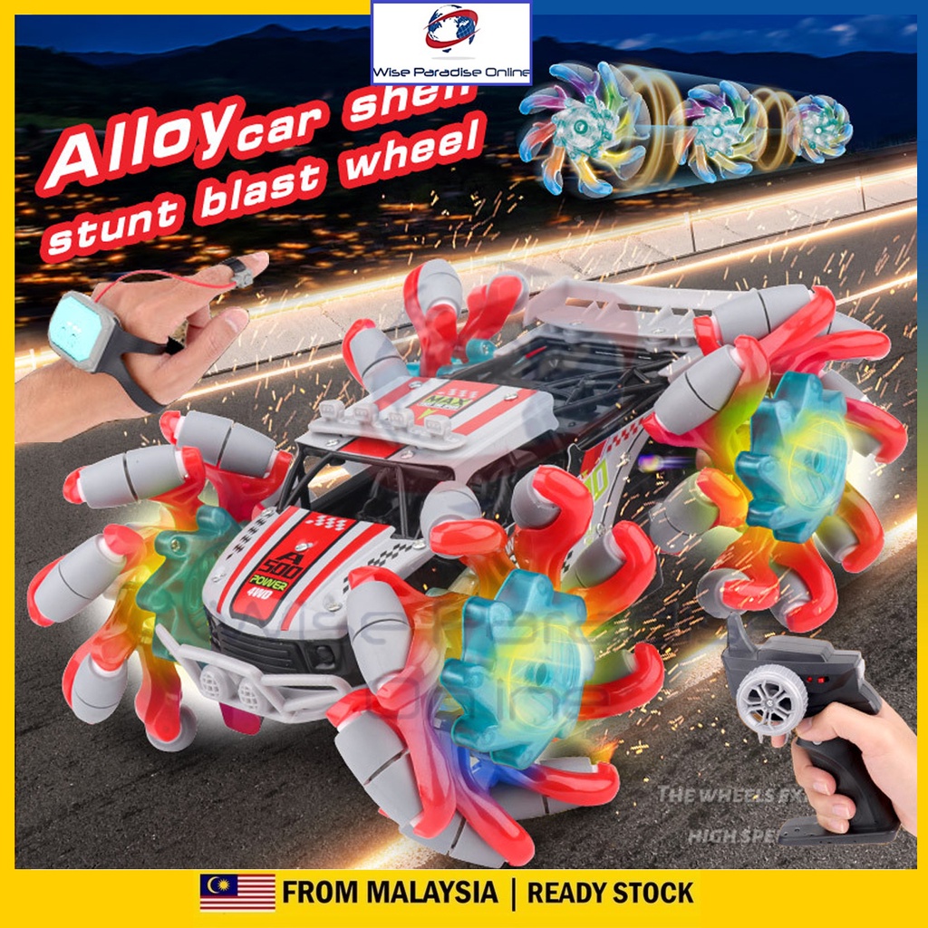 Hand Gesture Explosive Wheel Alloy Stunt Car Dual Remote Control