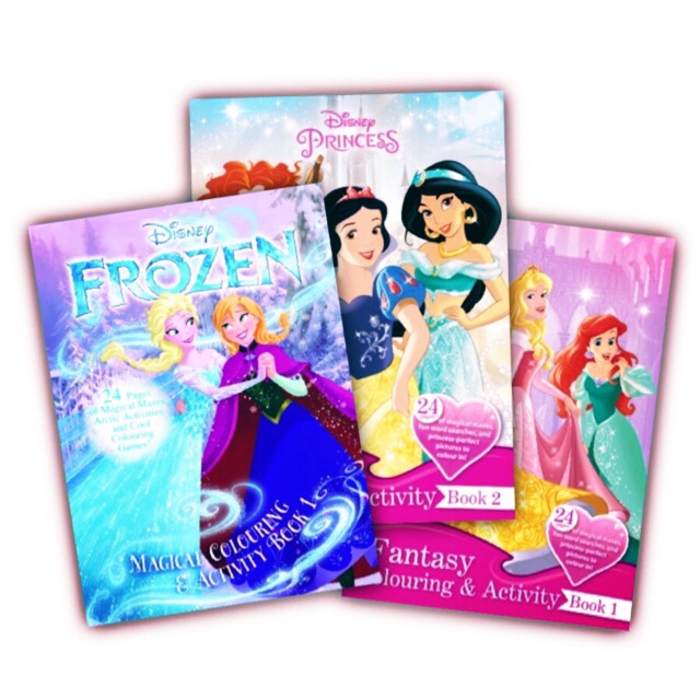 buku-kanak-kanak-disney-coloring-activity-book-series-shopee-malaysia