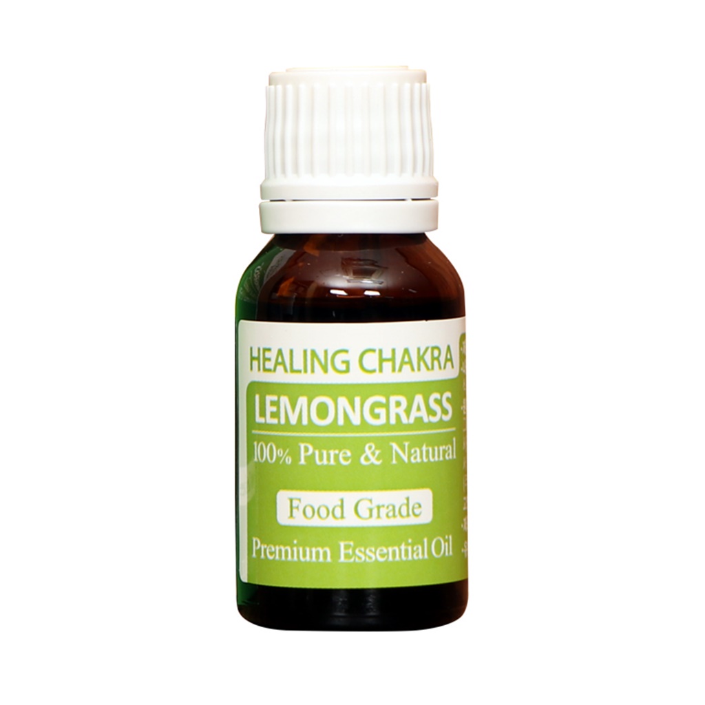 Healing Chakra Lemongrass Edible High Quality 100 Pure Essentials Aroma Oil Food grade(15ml