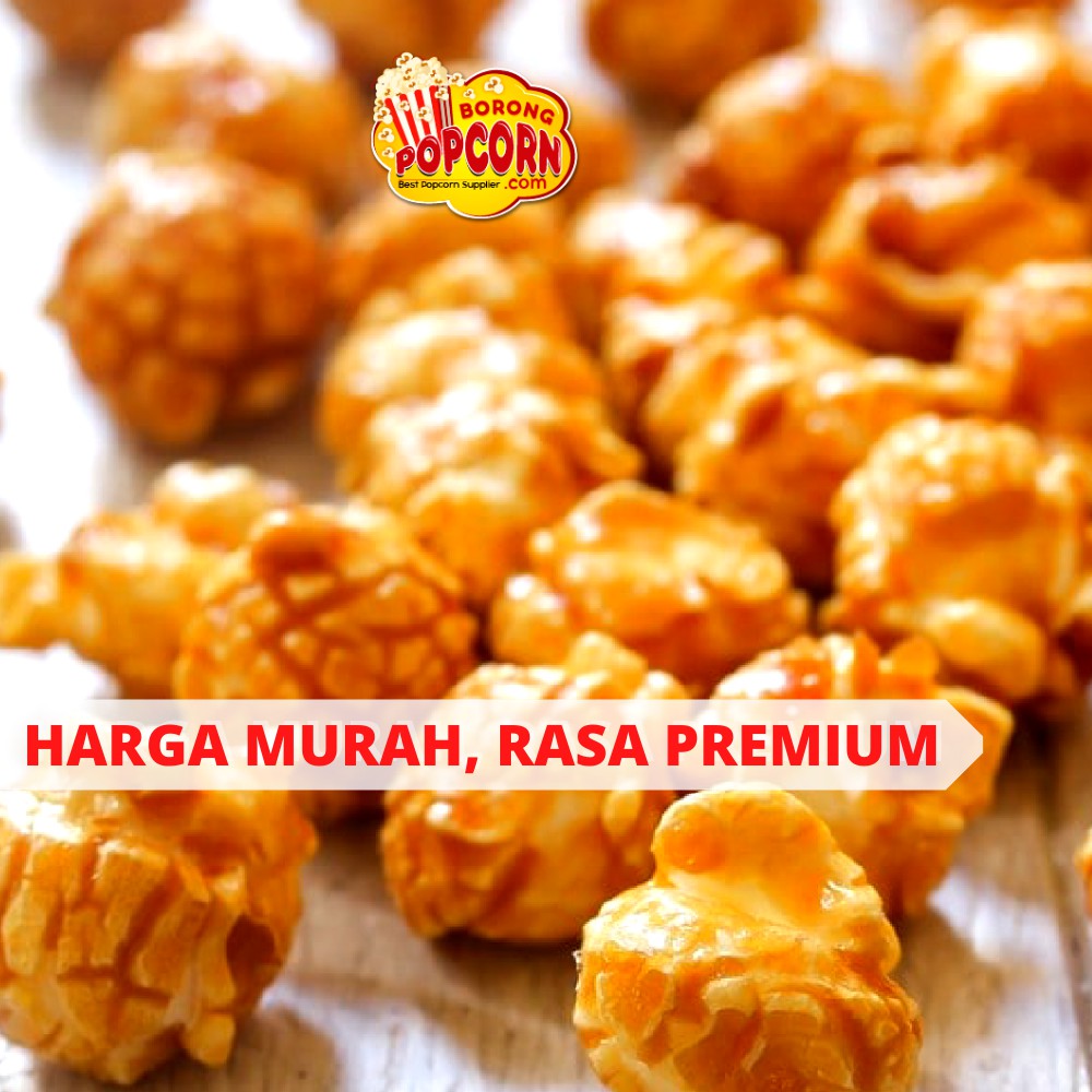 BORONG POPCORN CARAMEL ( FULLY COATED KARAMEL ) 500 gram /1000 gram ...