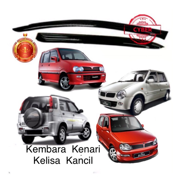 Perodua Kembara / Kenari / Kelisa / Kancil Air Press/Door Visor Sun