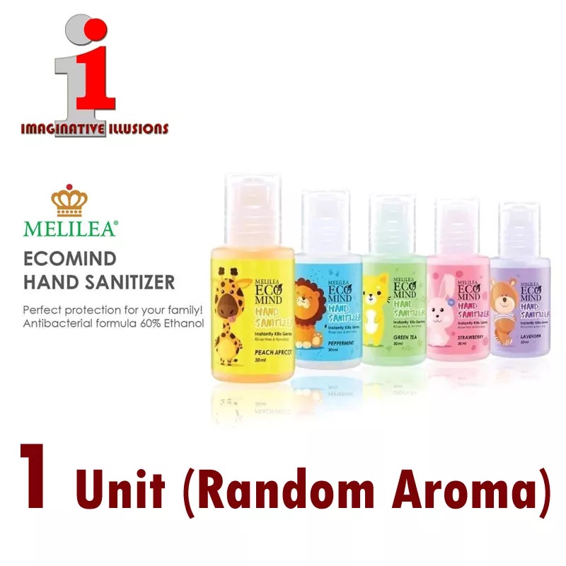MELILEA EcoMind Hand Sanitizer (30ml x 1 Random Aroma) | Shopee Malaysia